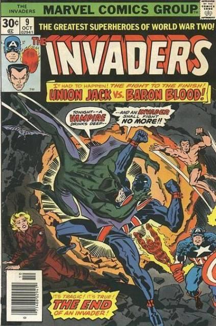 Invaders #9 comic cover