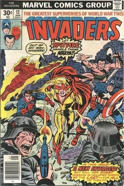 Invaders #12 comic cover