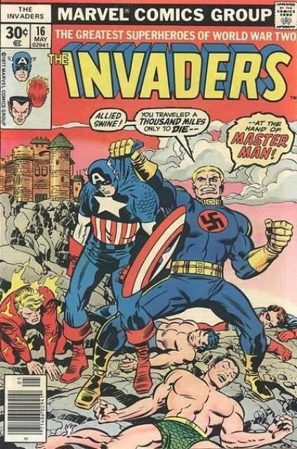Invaders #16 comic cover