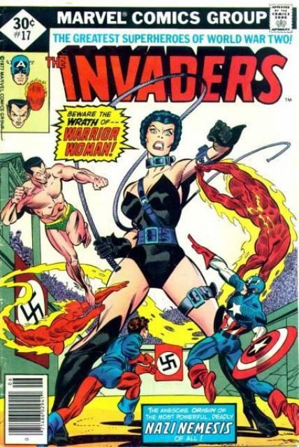 Invaders #17 comic cover