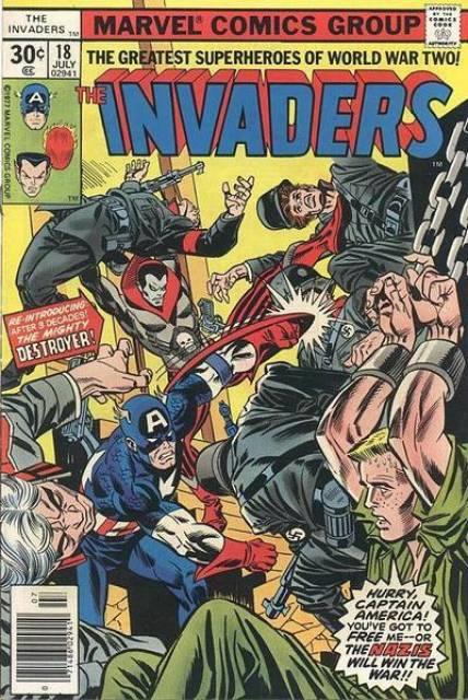Invaders #18 comic cover