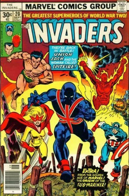 Invaders #20 comic cover