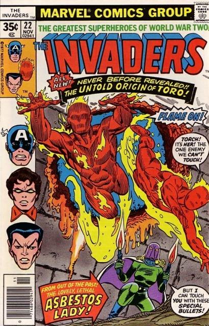 Invaders #22 comic cover