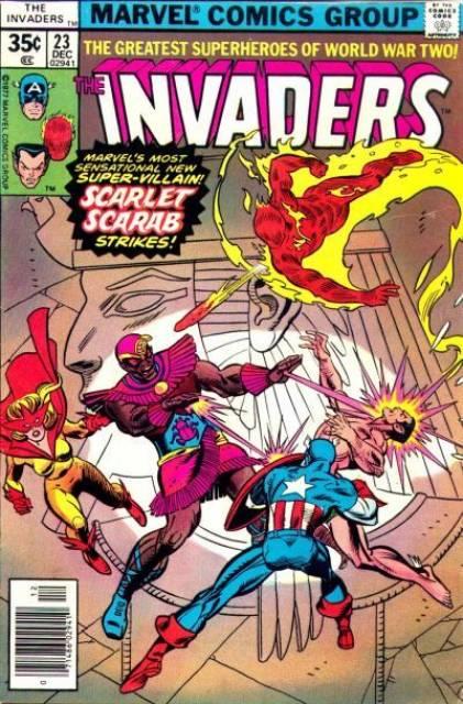 Invaders #23 comic cover