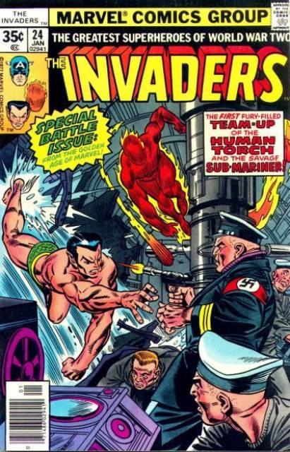 Invaders #24 comic cover
