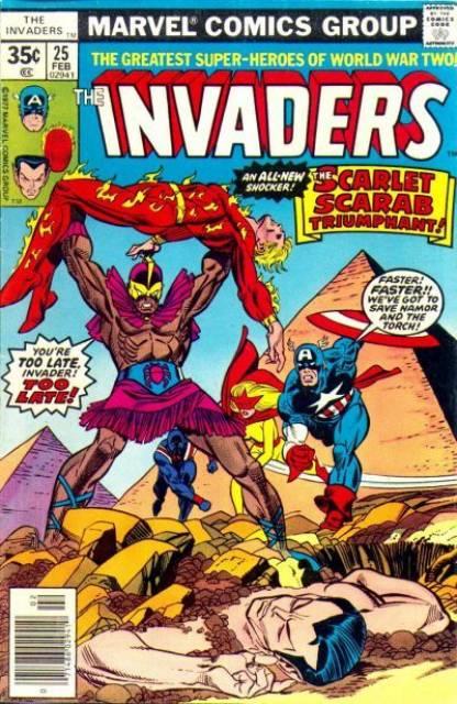 Invaders #25 comic cover