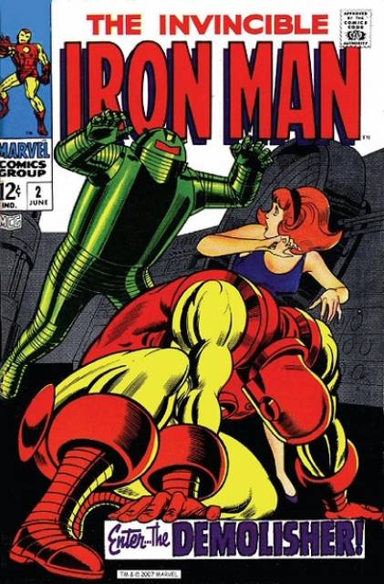 Iron Man Vol 1 #2 comic cover