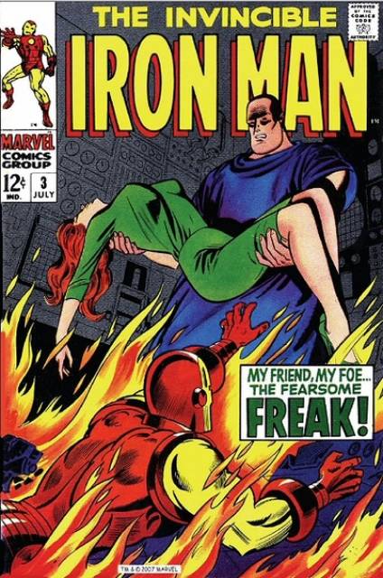 Iron Man Vol 1 #3 comic cover