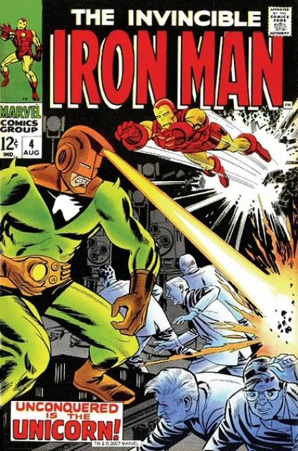 Iron Man Vol 1 #4 comic cover