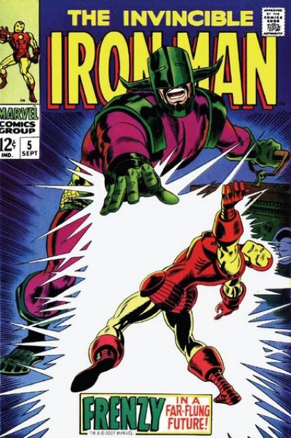 Iron Man Vol 1 #5 comic cover