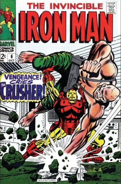 Iron Man Vol 1 #6 comic cover
