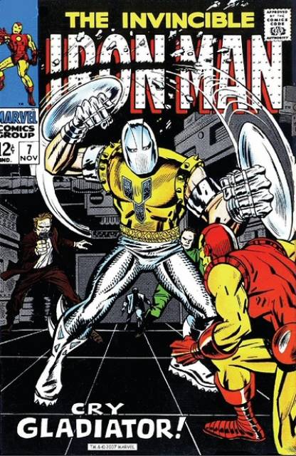Iron Man Vol 1 #7 comic cover