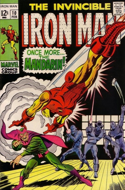 Iron Man Vol 1 #10 comic cover