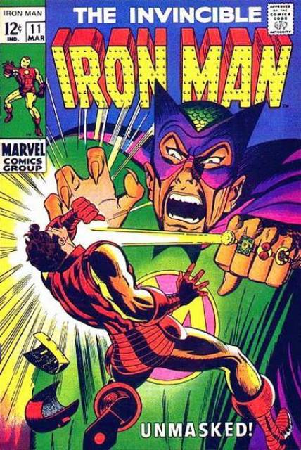 Iron Man Vol 1 #11 comic cover