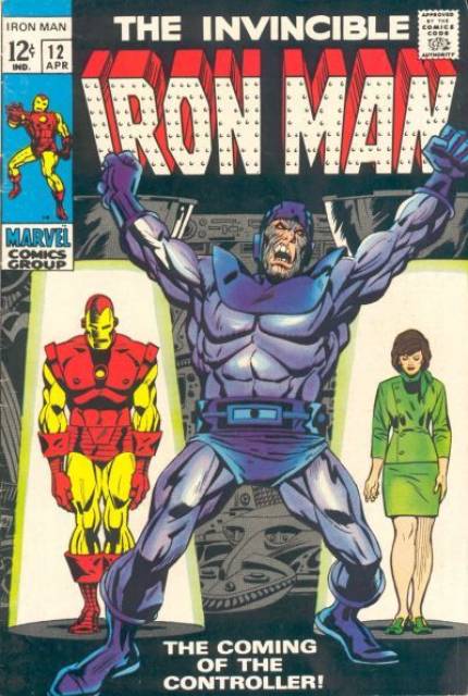Iron Man Vol 1 #12 comic cover