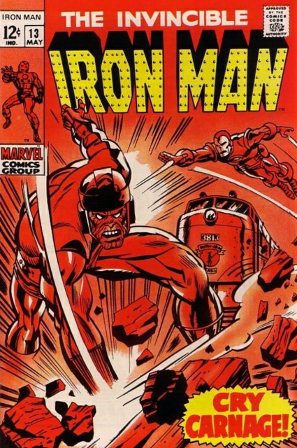 Iron Man Vol 1 #13 comic cover
