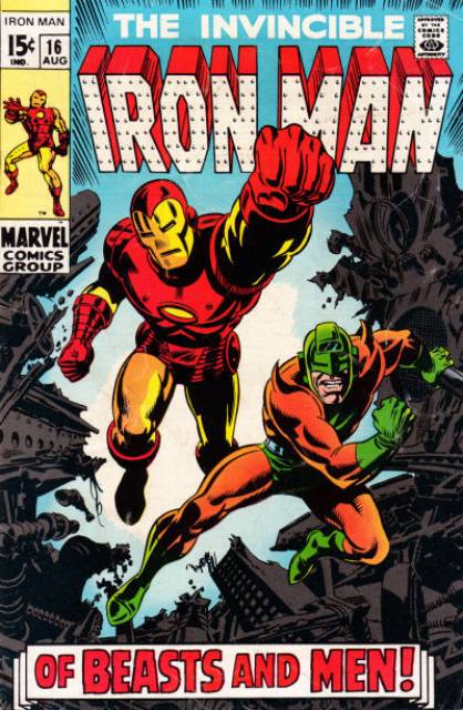 Iron Man Vol 1 #16 comic cover