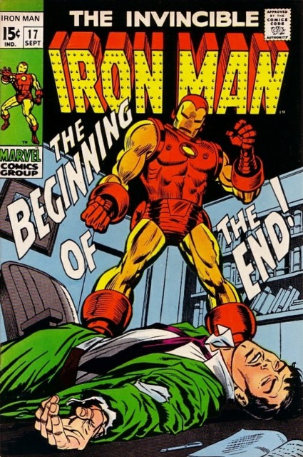 Iron Man Vol 1 #17 comic cover