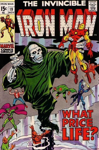 Iron Man Vol 1 #19 comic cover