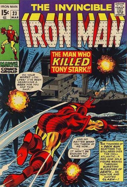 Iron Man Vol 1 #23 comic cover