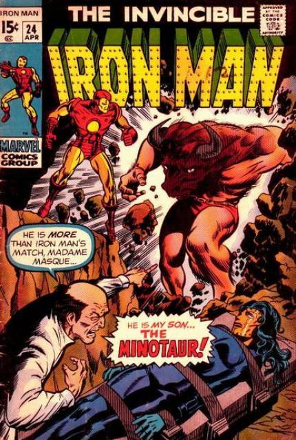 Iron Man Vol 1 #24 comic cover