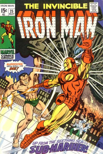Iron Man Vol 1 #25 comic cover
