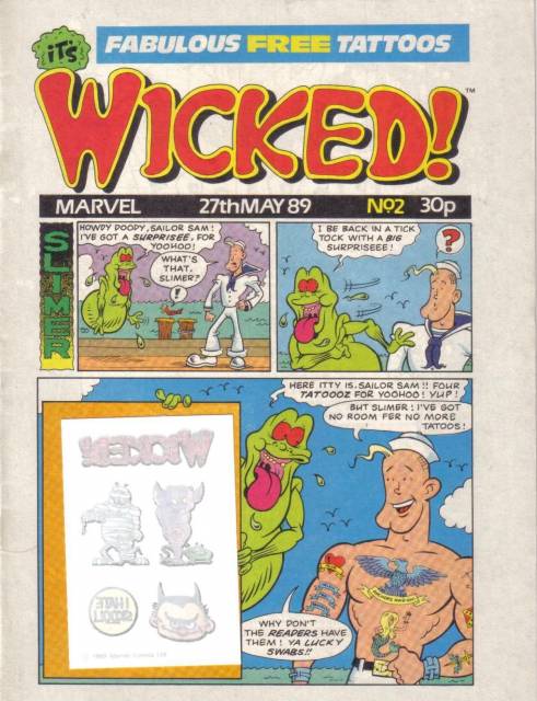 It's Wicked! #2 with free gift comic cover