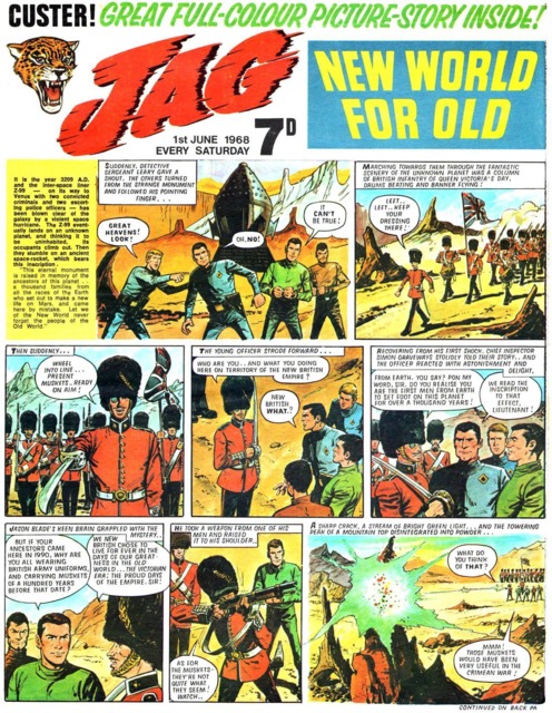 Jag 01 June 1968 comic cover