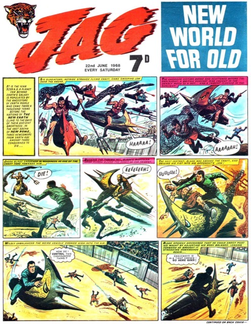 Jag 22 June 1968 comic cover