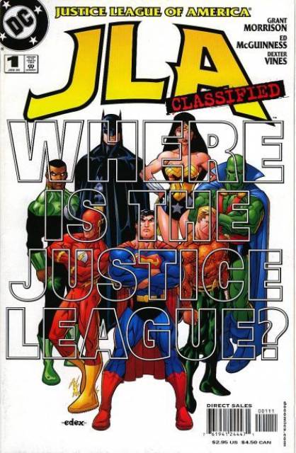 JLA Classified #1 comic cover