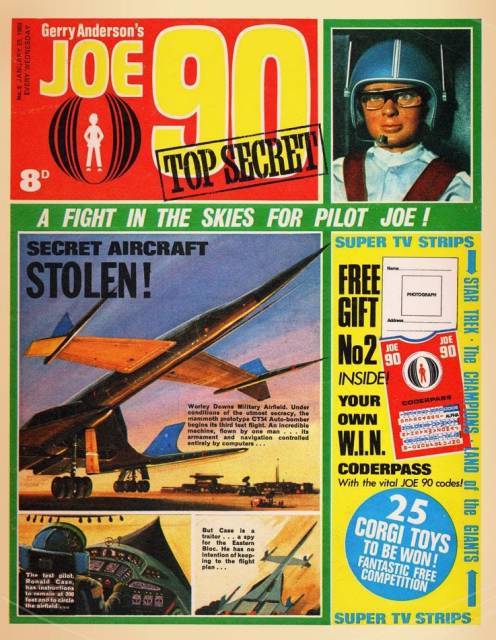 Joe 90 Top Secret #2 comic cover