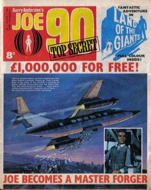 Joe 90 Top Secret #7 comic cover