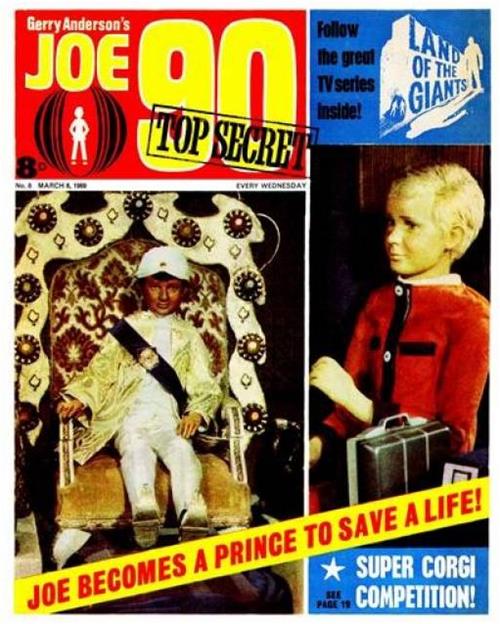 Joe 90 Top Secret #8 comic cover