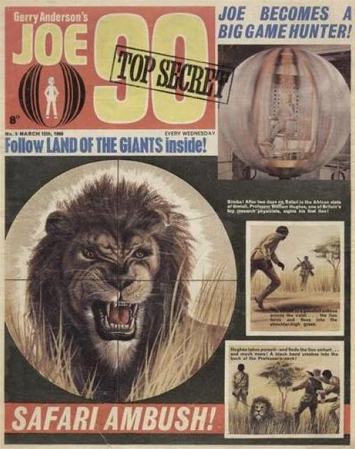Joe 90 Top Secret #9 comic cover