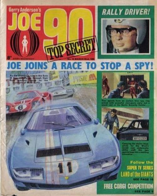 Joe 90 Top Secret #10 comic cover