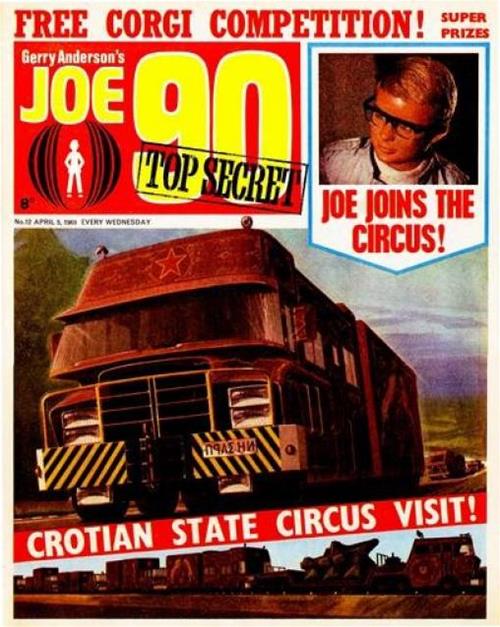 Joe 90 Top Secret #12 comic cover