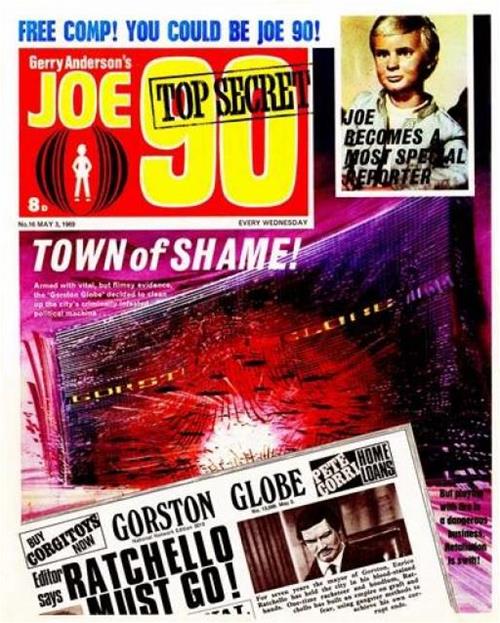 Joe 90 Top Secret #16 comic cover