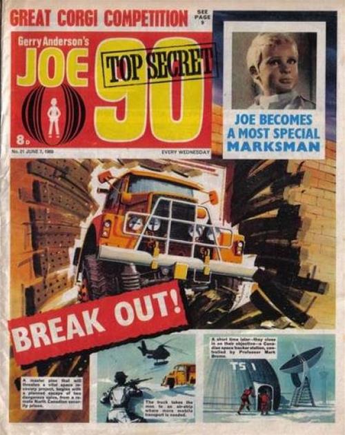 Joe 90 Top Secret #21 comic cover