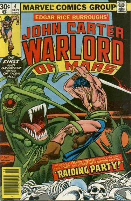 John Carter Warlord of Mars #4 comic cover