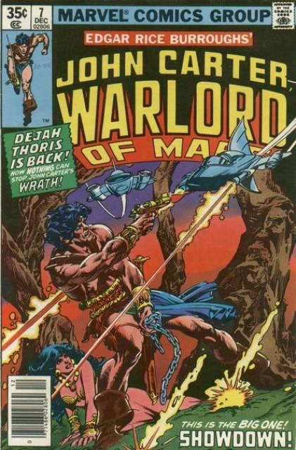 John Carter Warlord of Mars #7 comic cover