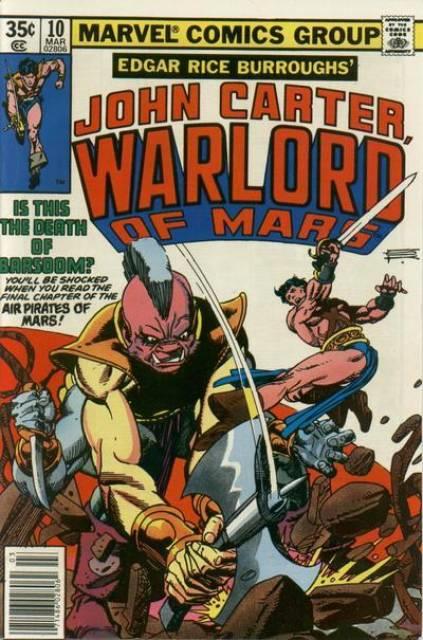John Carter Warlord of Mars #10 comic cover