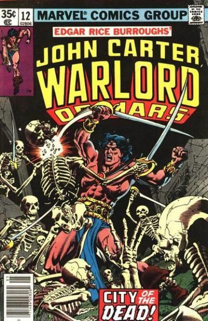 John Carter Warlord of Mars #12 comic cover