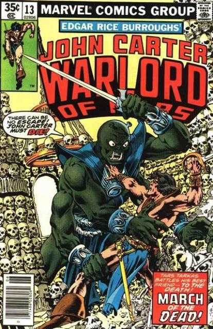 John Carter Warlord of Mars #13 comic cover