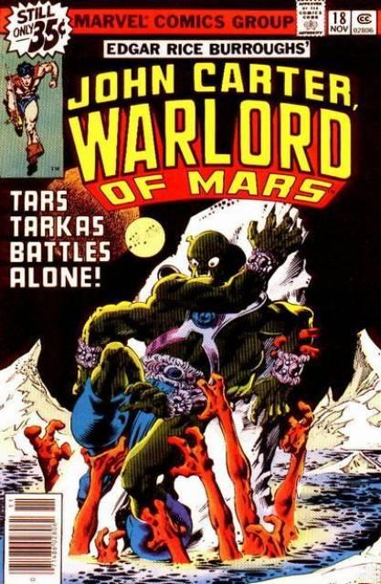 John Carter Warlord of Mars #18 comic cover