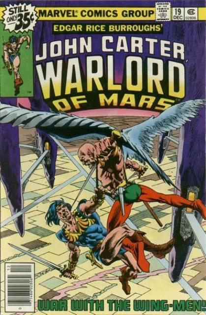 John Carter Warlord of Mars #19 comic cover
