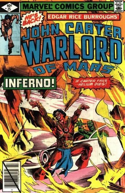 John Carter Warlord of Mars #25 comic cover