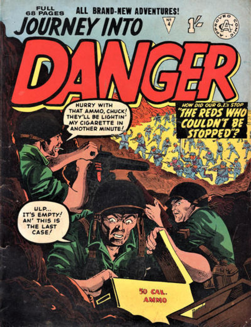 Journey Into Danger #4 comic cover