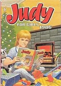 Judy For Girls Annual 1986 comic cover