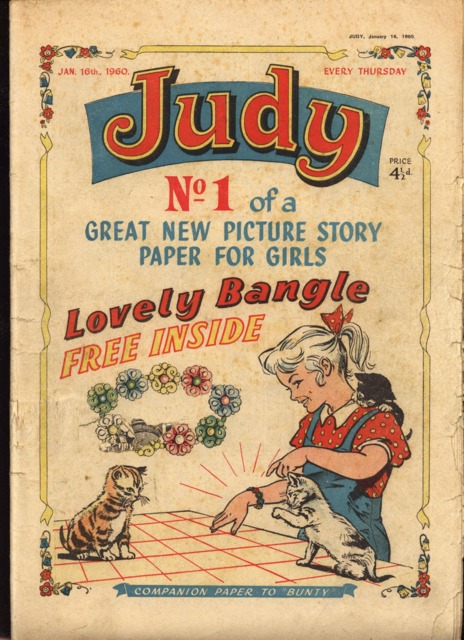 Judy #1 with free gift comic cover