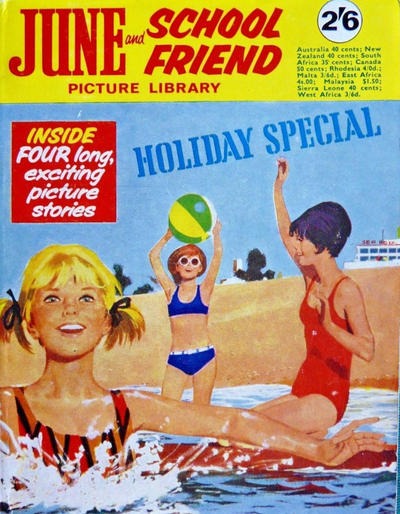 June School Friend Library Holiday Special 1969 comic cover